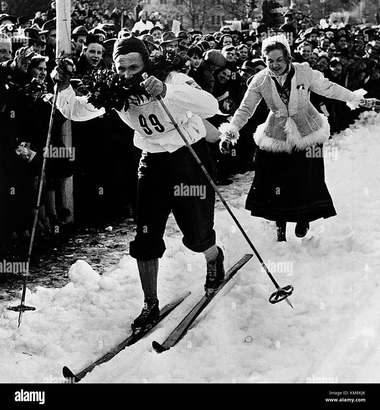 Mora Nisse Vasaloppet 1953 001 Foto Stock