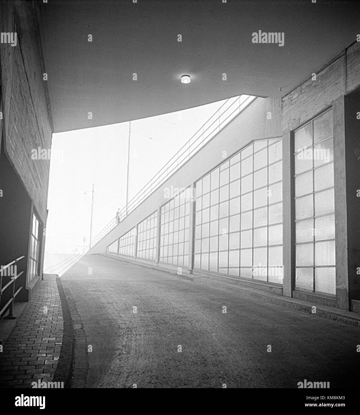 Slussen, un importante centro di trasporto a Stoccolma, Svezia, è un notevole progetto di pianificazione urbana e un sito importante per le infrastrutture e la storia svedesi. Foto Stock