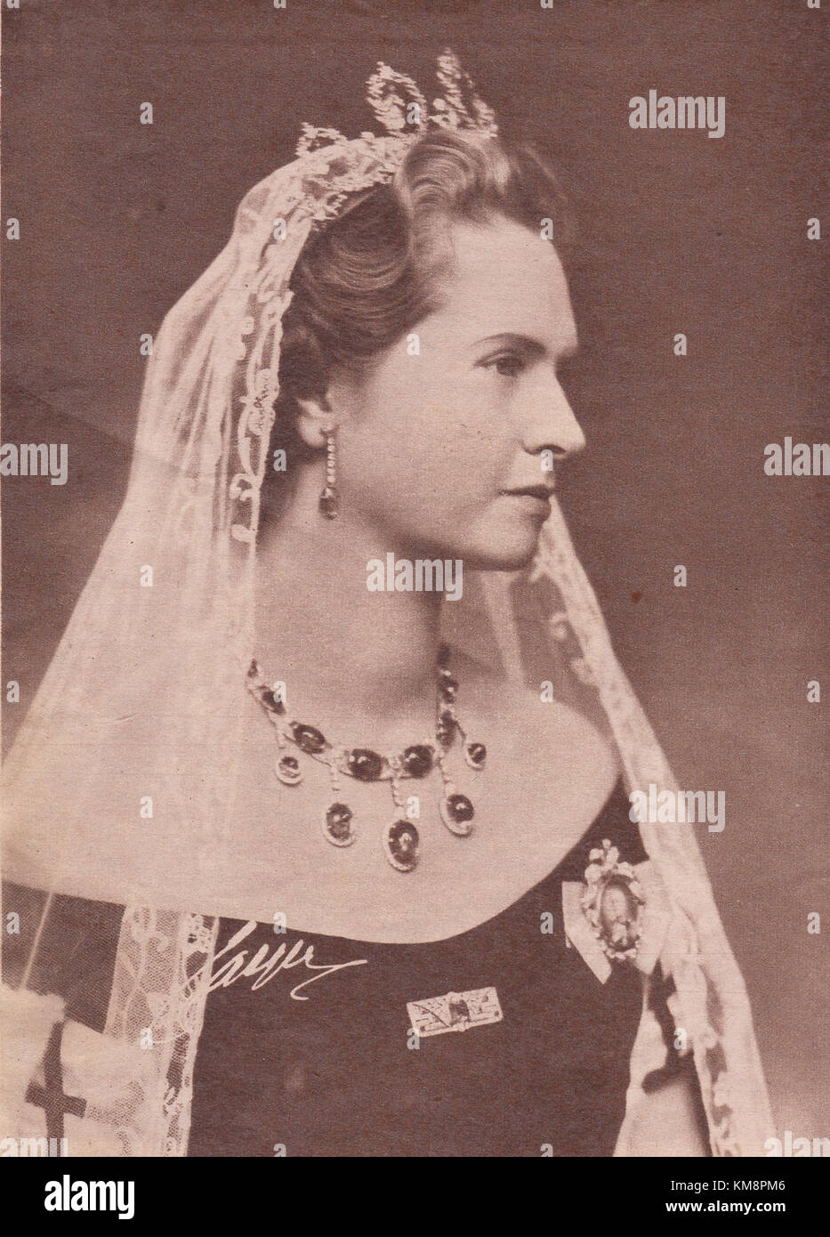 La principessa Sibilla era una principessa svedese, nota per la sua nobile eredità e per il ruolo significativo all'interno della famiglia reale svedese. Era la madre del re Carlo XVI Gustavo, rendendola una figura fondamentale nella storia reale della Svezia. Foto Stock