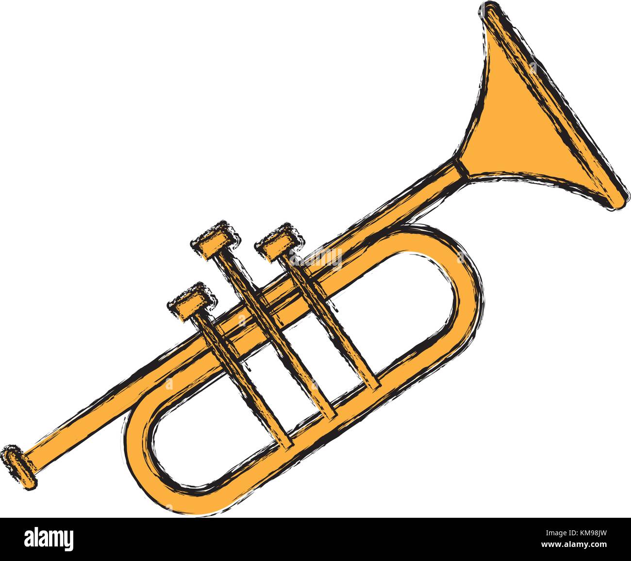 Tromba strumento musicale Immagine e Vettoriale - Alamy