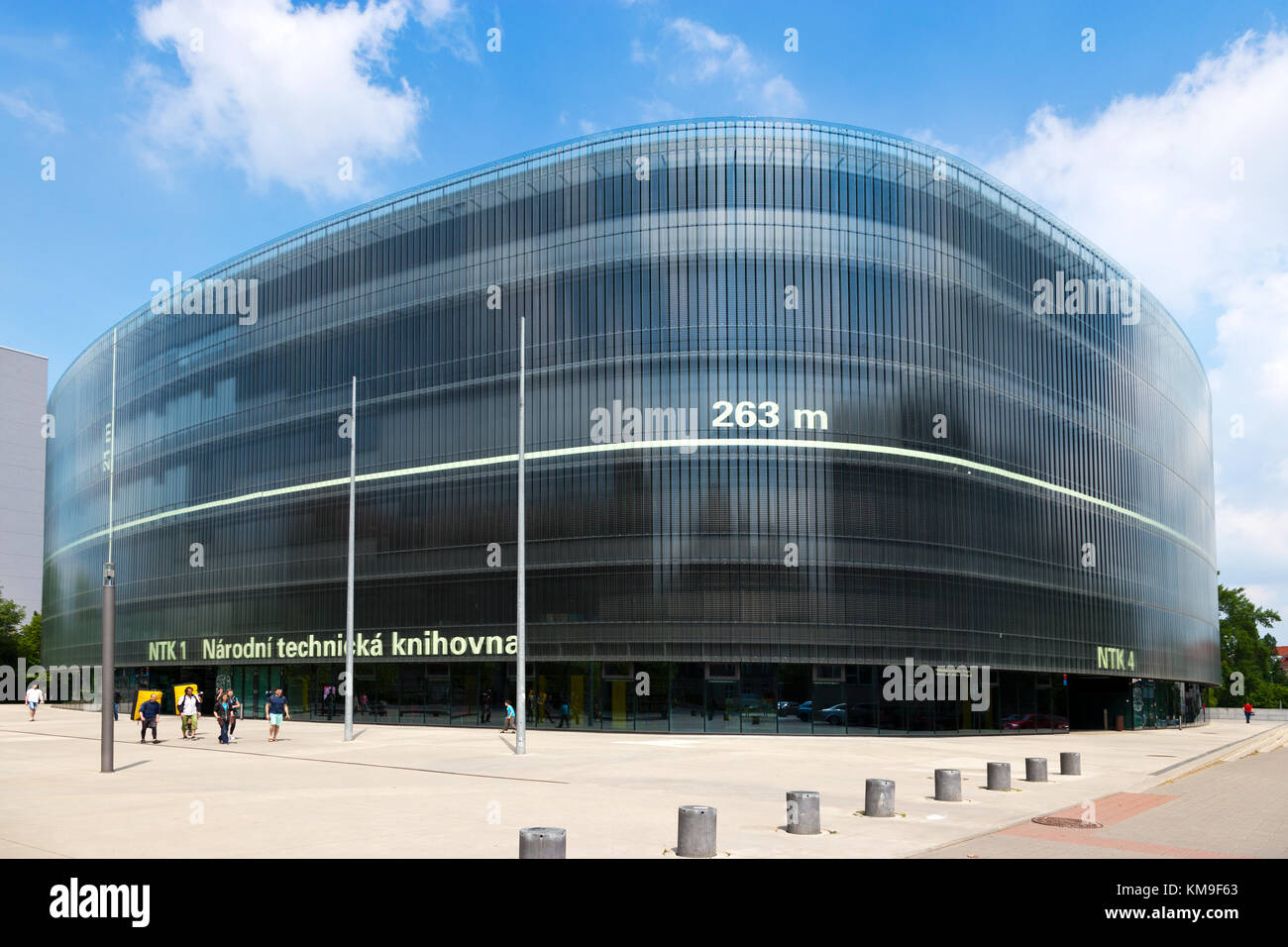 La Biblioteca Nazionale di tecnologia, distretto di Dejvice, Praga, repubblica Ceca - Gran Premio di architettura Foto Stock