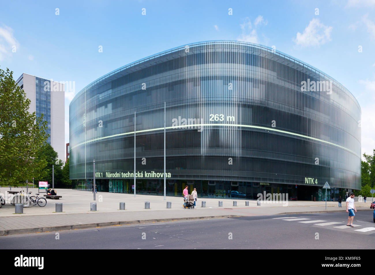 La Biblioteca Nazionale di tecnologia, distretto di Dejvice, Praga, repubblica Ceca - Gran Premio di architettura Foto Stock