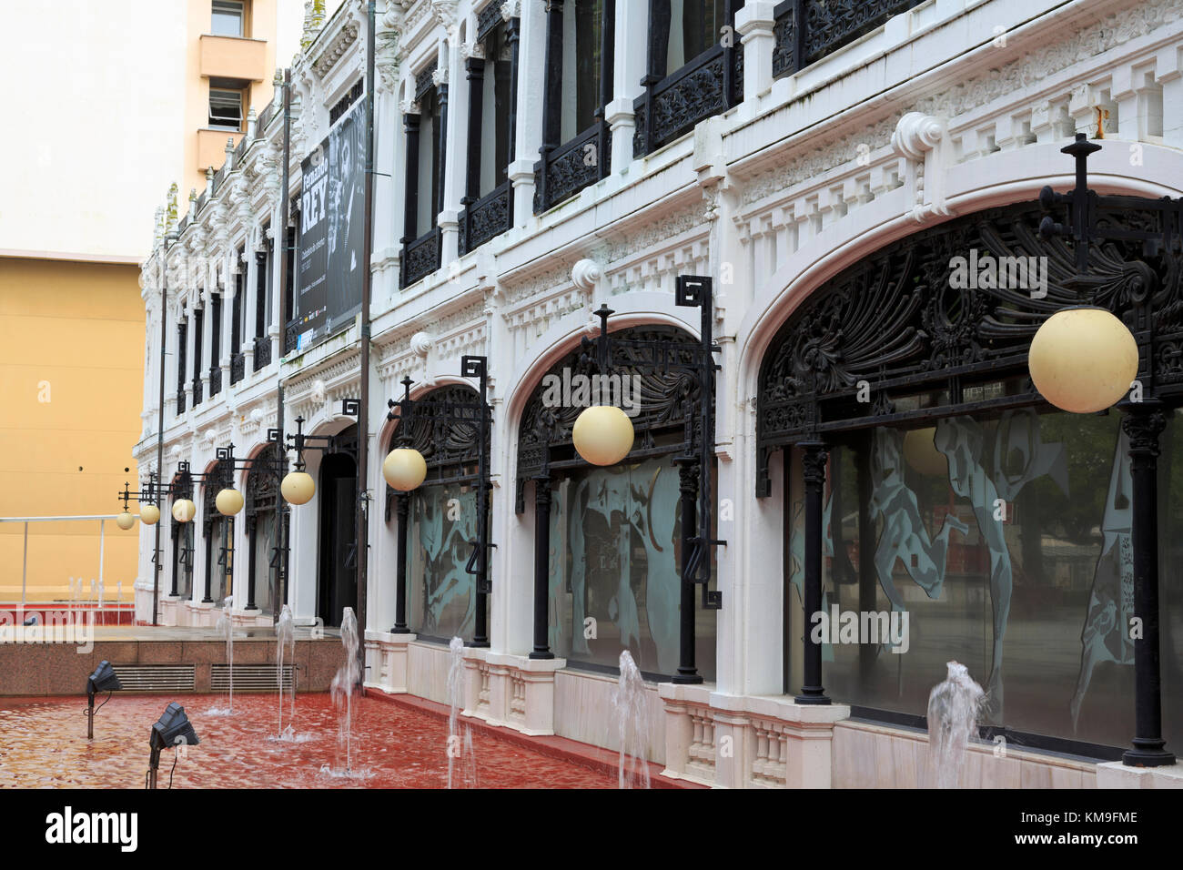 (Exhibition Hall ( vecchio teatro ), la coruna city, Galizia, Spagna, Europa Foto Stock