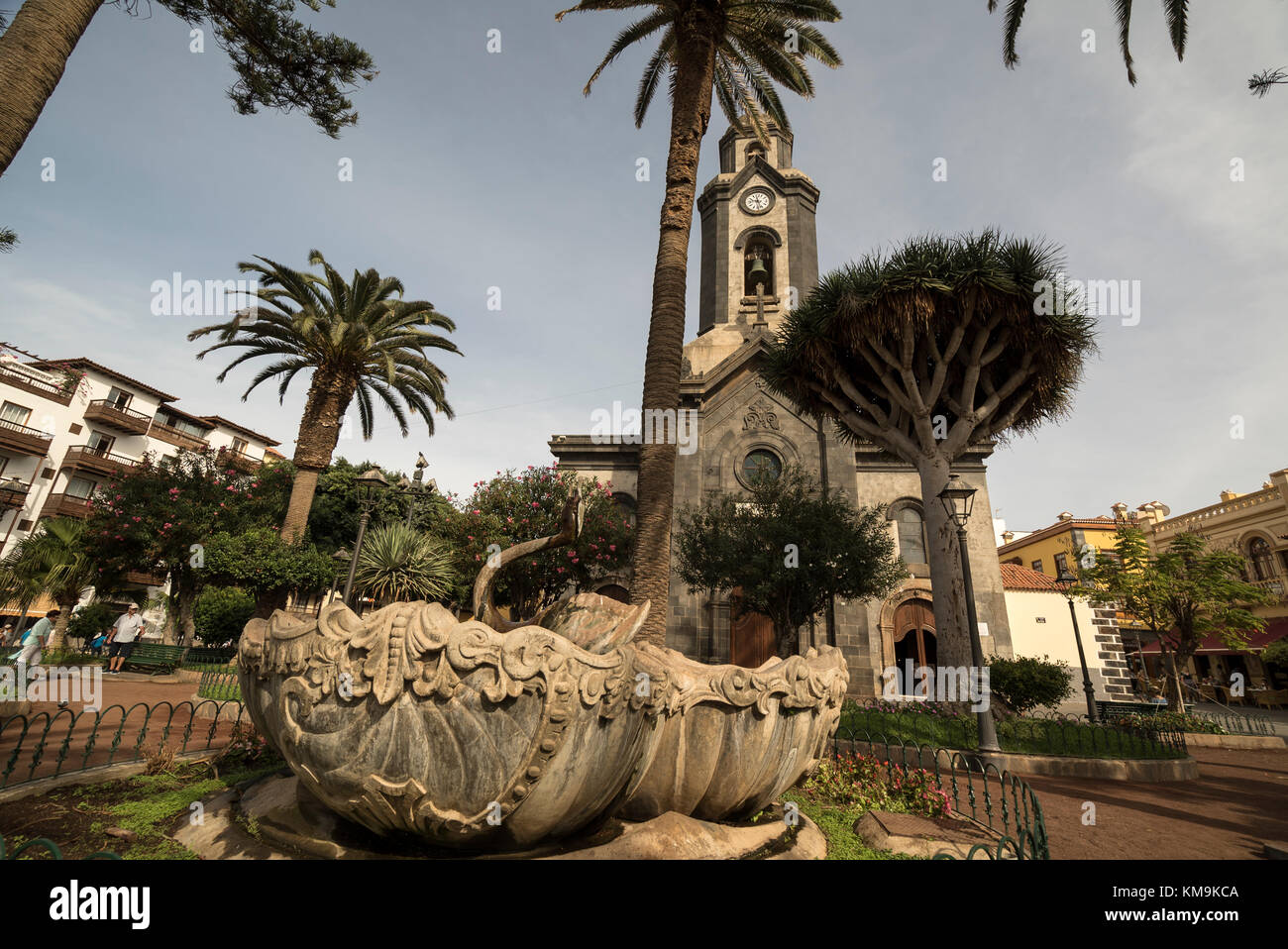 Santa cruz porta, tenerife, lato nord dell'isola, isole canarie, Spagna Foto Stock