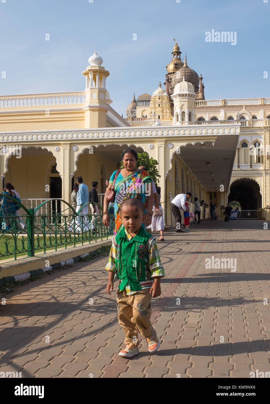 Maharaja's Palace, Mysore, Karnataka, India. Foto Stock