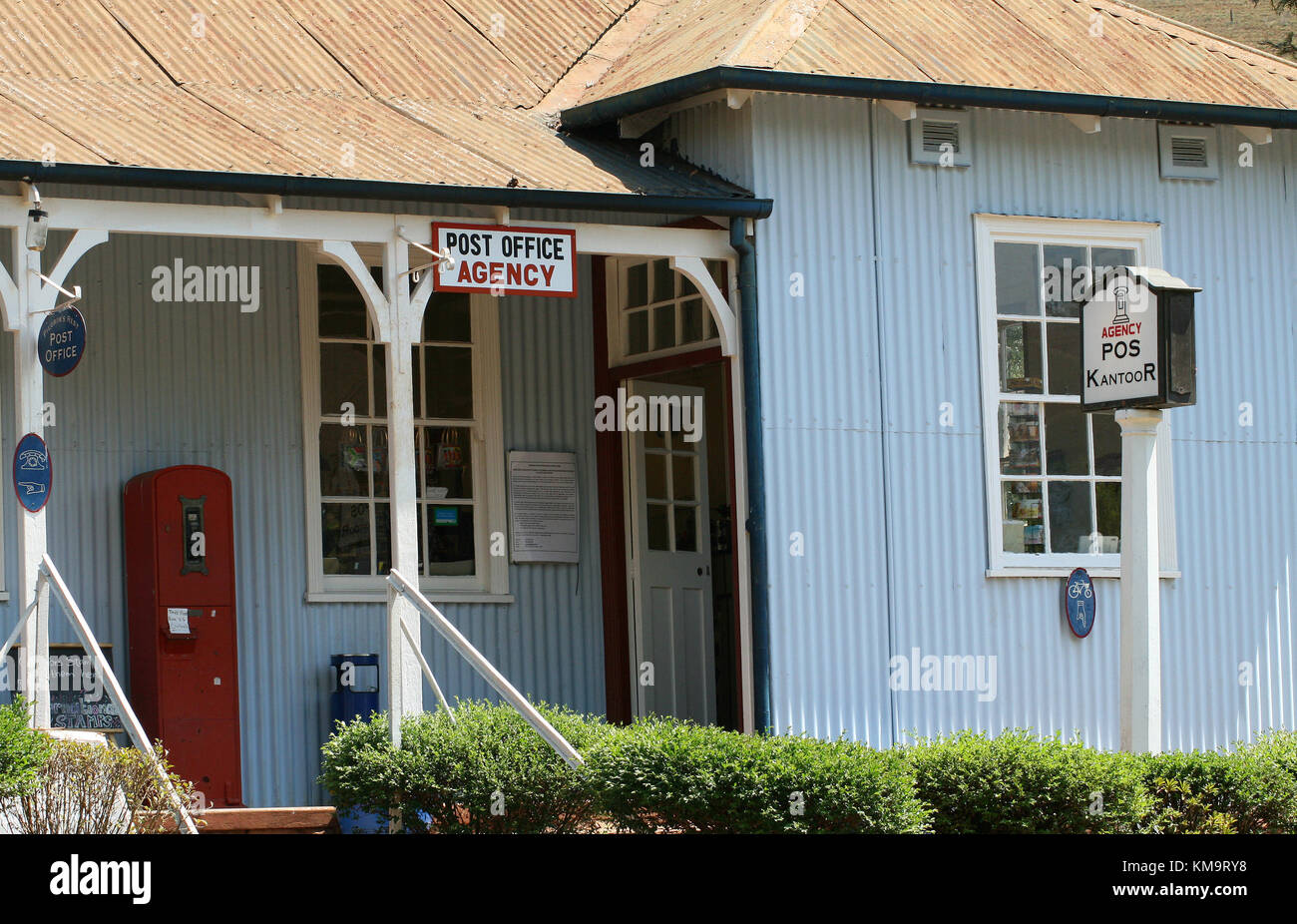 Pellegrini resto, Mpumalanga, storico edificio dell'ufficio postale Foto Stock