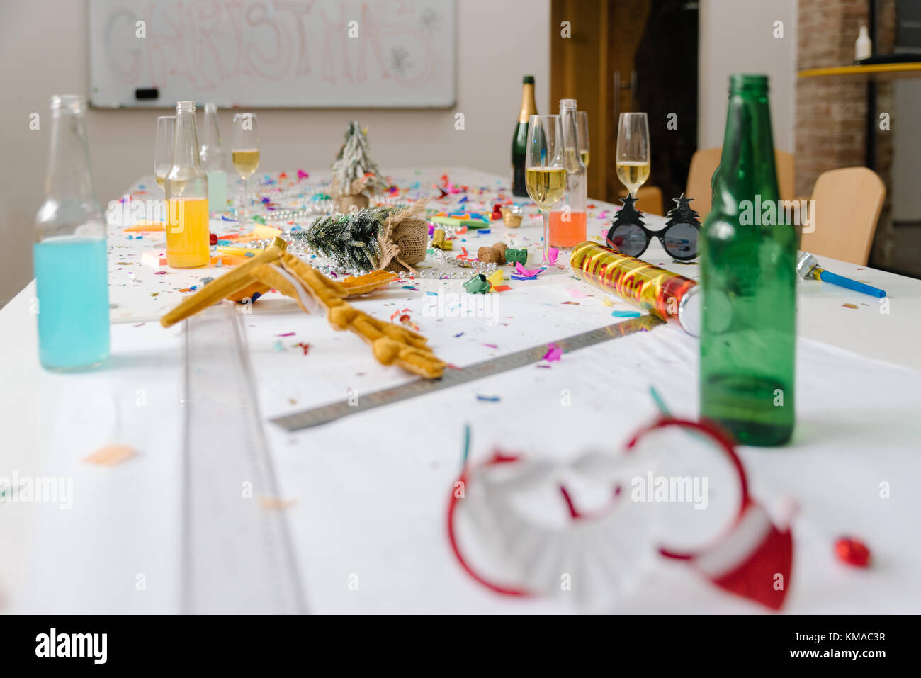 Festa di Natale in ufficio Foto Stock