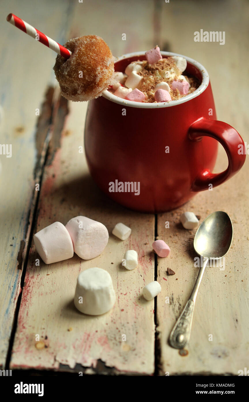 Il natale di cioccolata calda Foto Stock