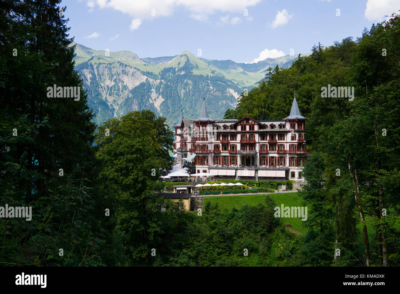 Grand hotel giessbach, Svizzera Foto Stock