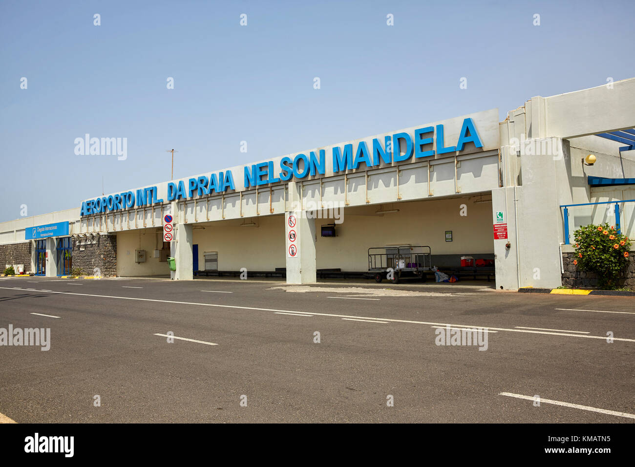 Aeroporto Internazionale di da Praia Nelson Mandela (Nelson Mandela International Airport), Praia, Santiago, Capo Verde (Cabo Verde) Foto Stock