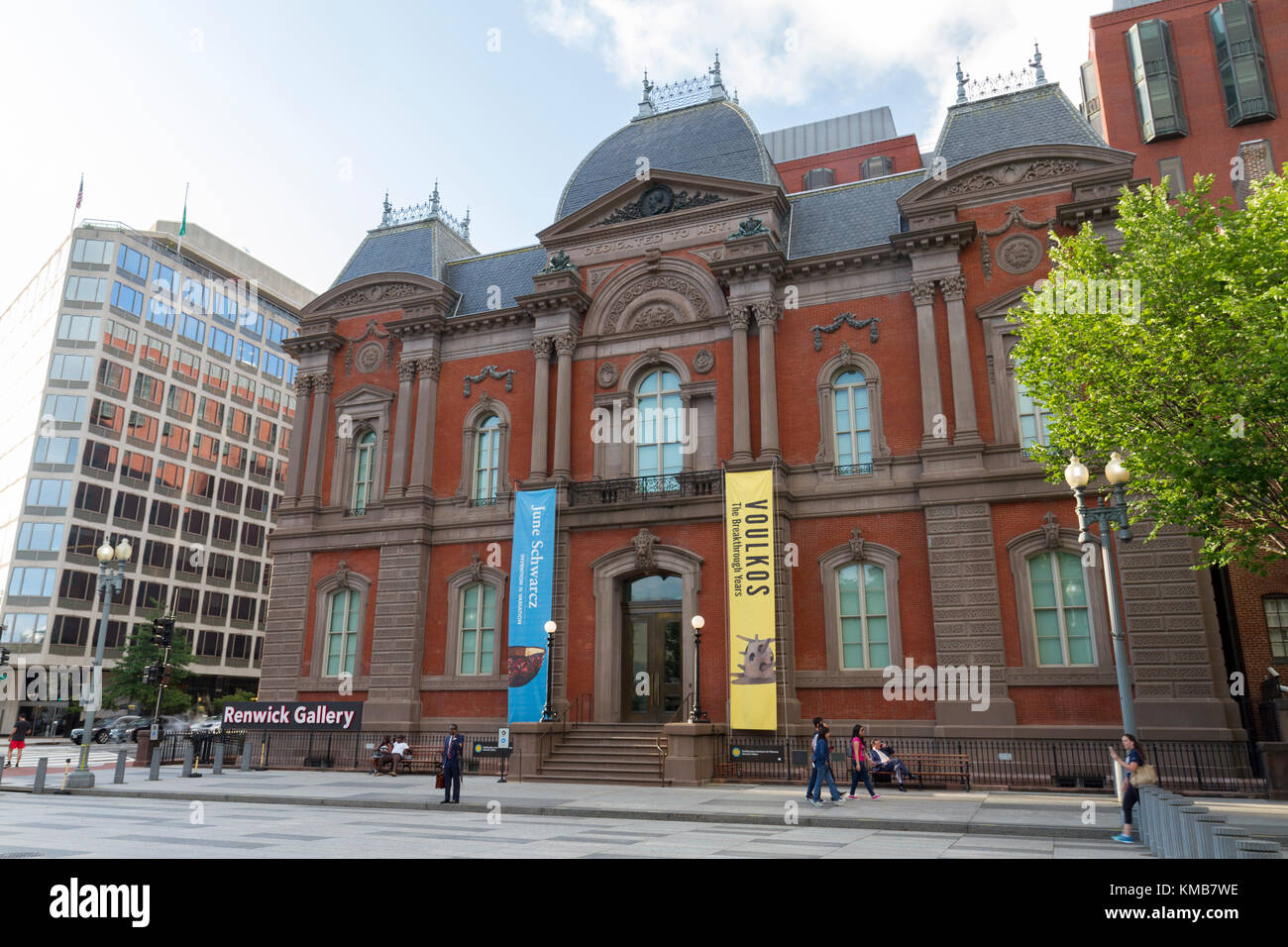La Renwick Gallery, parte dello Smithsonian American Art Museum, Pennsylvania Avenue NW, Washington DC, Stati Uniti. Foto Stock
