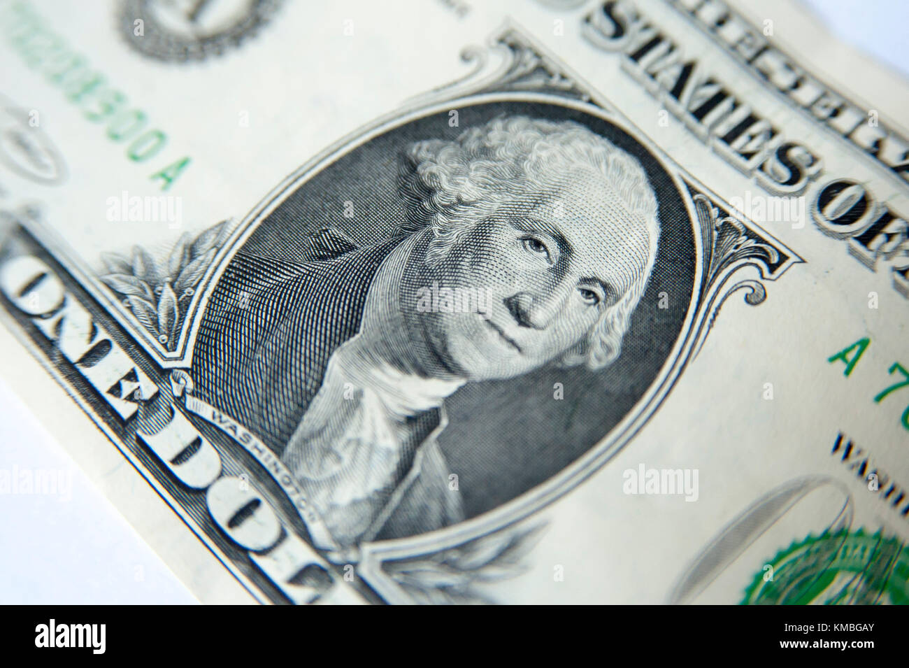 Gli Stati Uniti uno-dollaro ($1) con George Washington © Wojciech Strozyk / Alamy Stock Photo Foto Stock