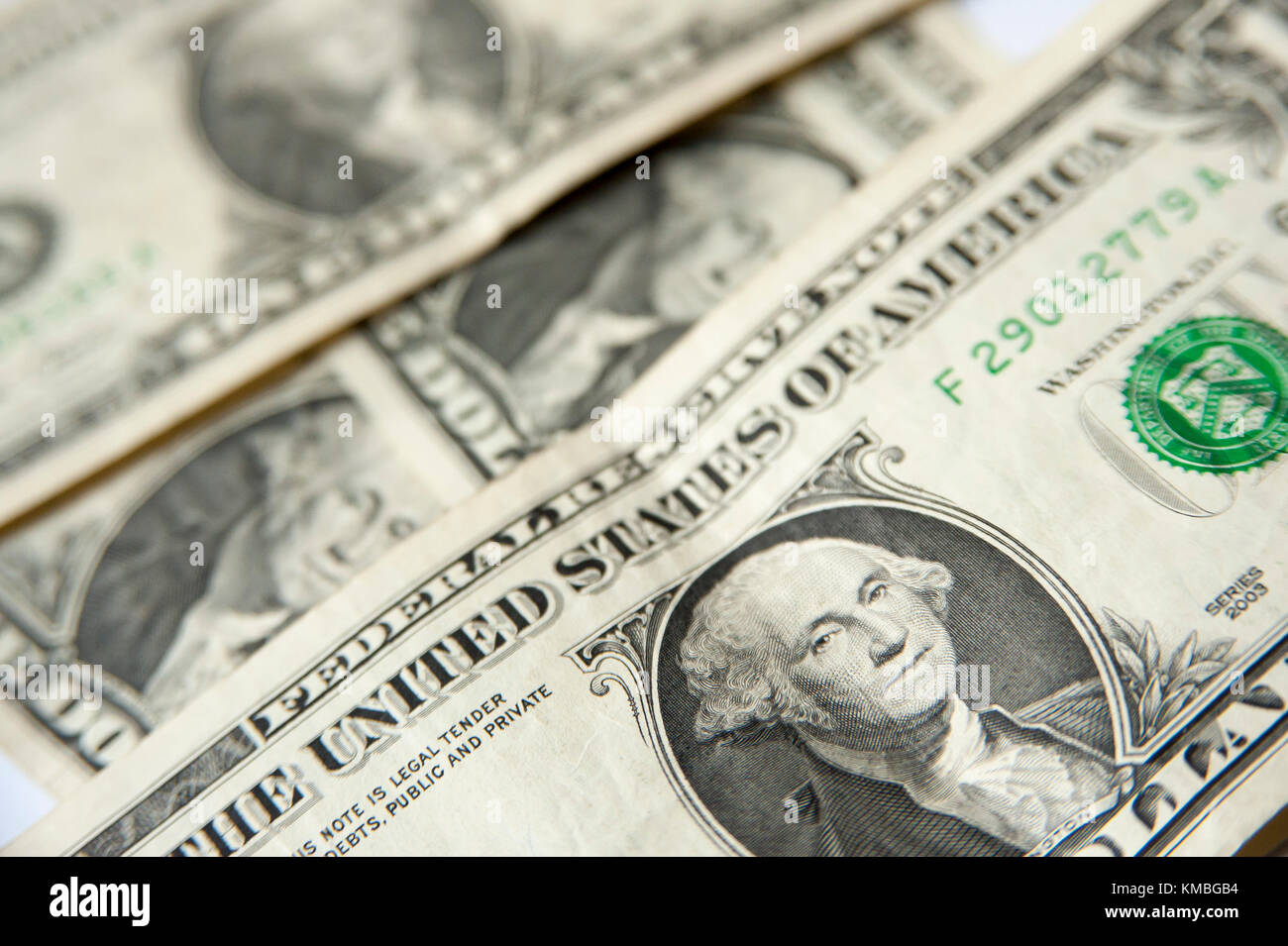 Gli Stati Uniti uno-dollaro ($1) con George Washington © Wojciech Strozyk / Alamy Stock Photo Foto Stock