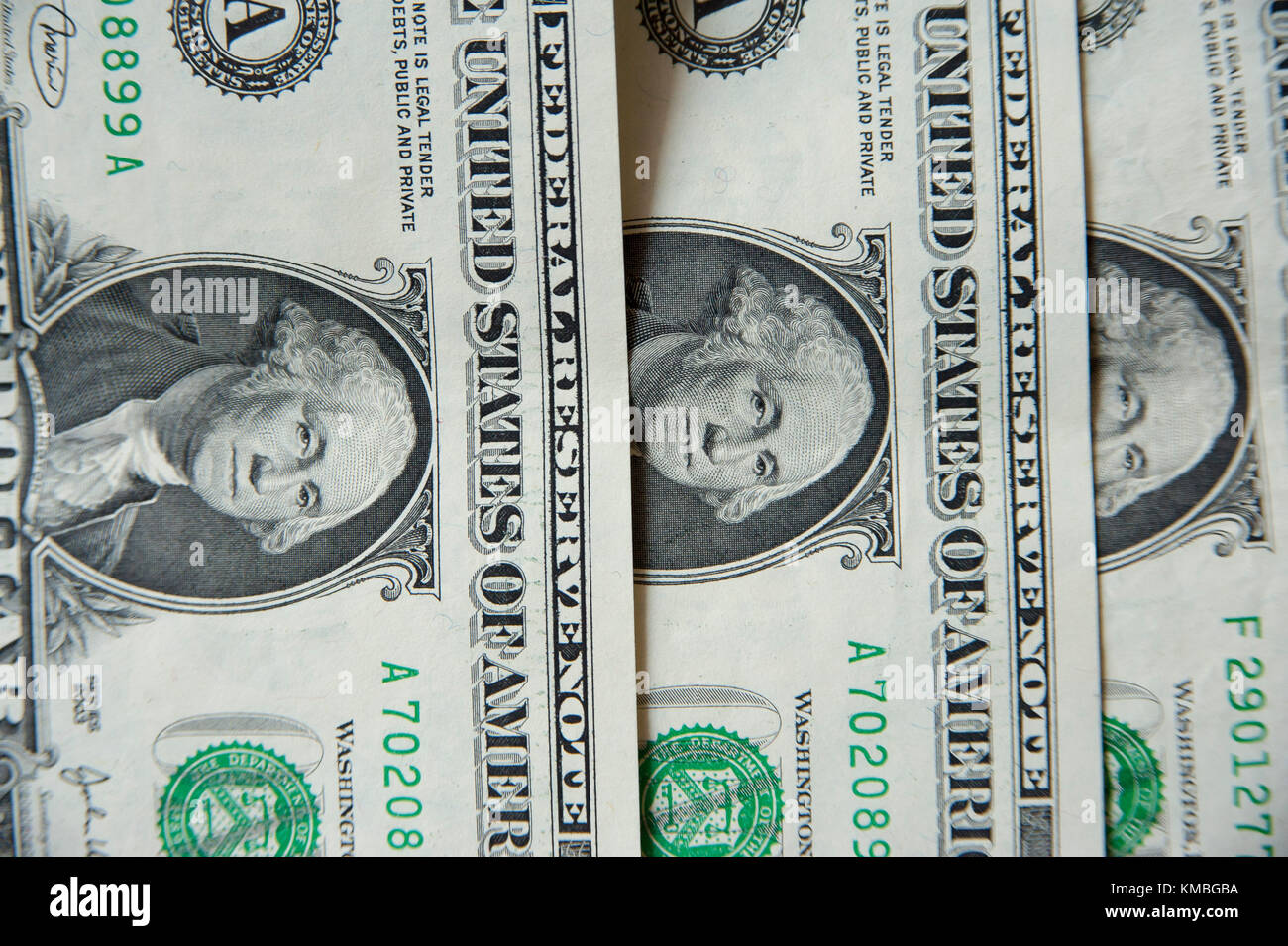 Gli Stati Uniti uno-dollaro ($1) con George Washington © Wojciech Strozyk / Alamy Stock Photo Foto Stock