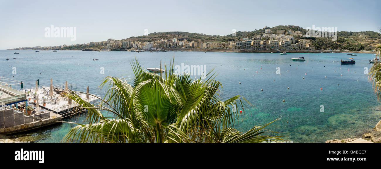 Baia di San Paolo, Malta Foto Stock