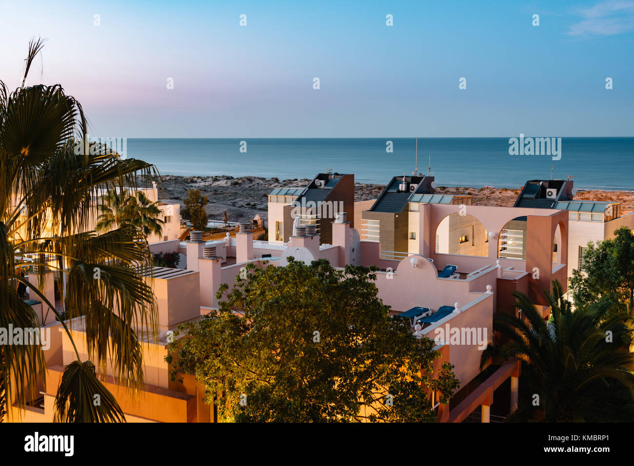 Golf resort e hotel in spiaggia Foto Stock