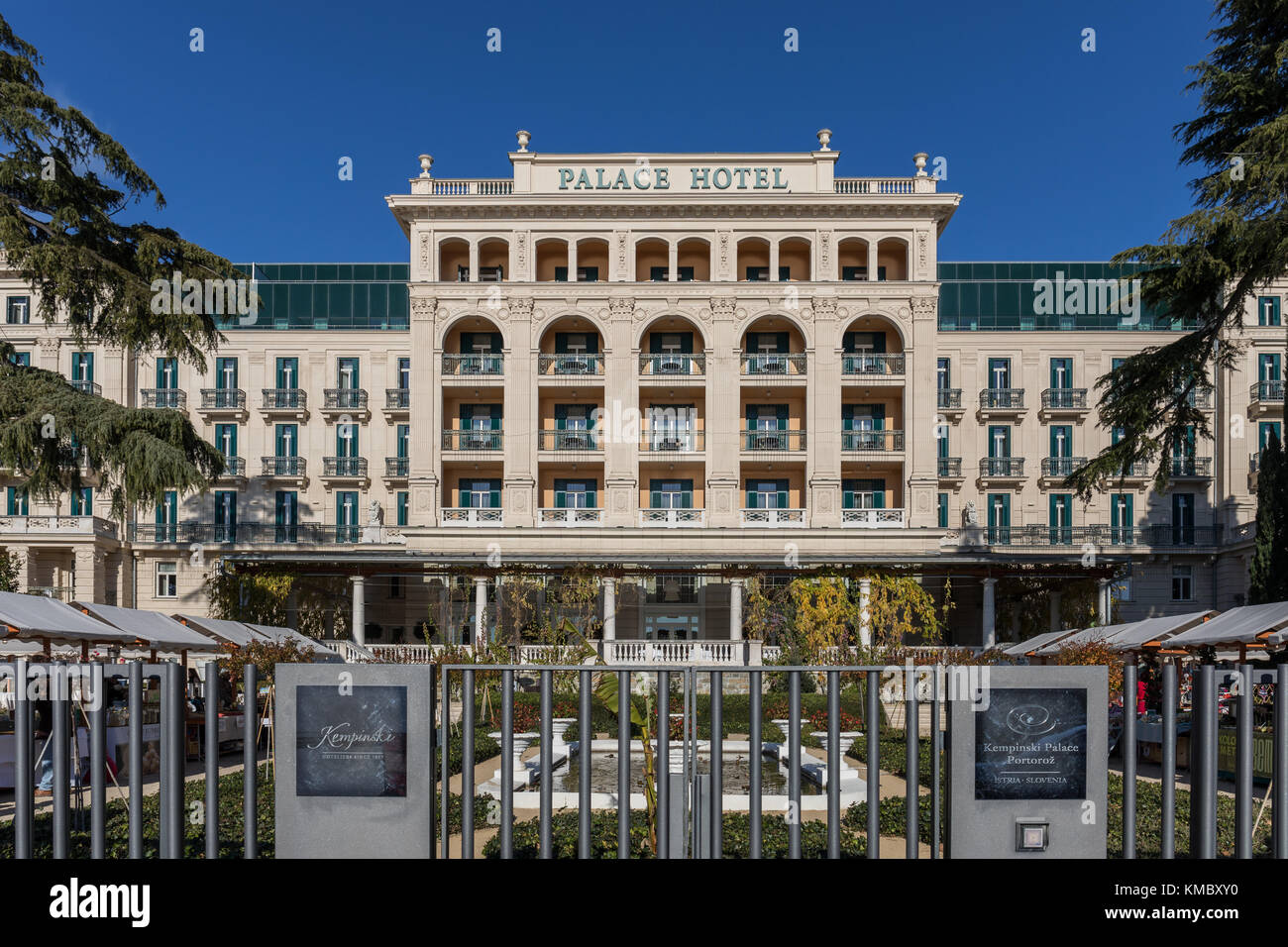 Kempinski Palace hotel, top-class hotel a Portorose, Slovenia Foto Stock