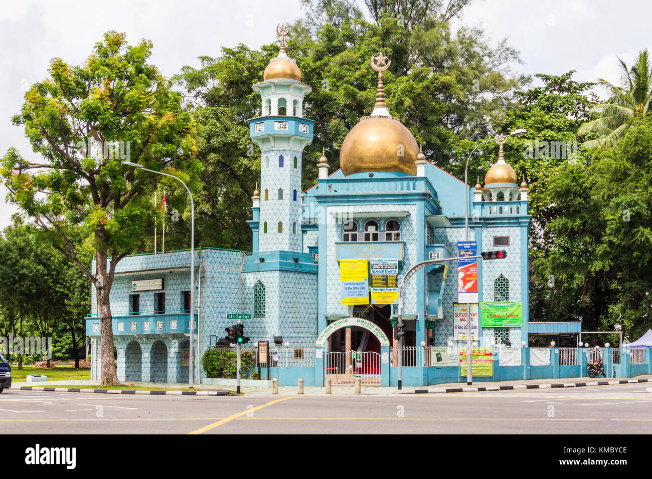 Malabar moschea musulmana, Kampong Glam, Singapore Foto Stock