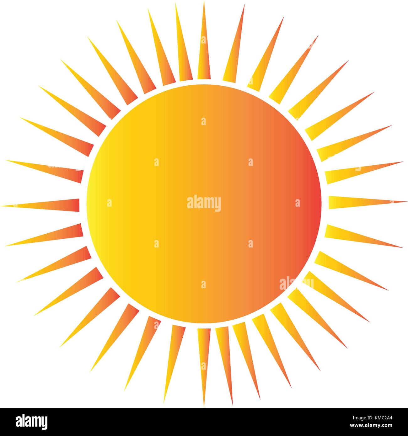 Abstract forma di Sun Illustrazione Vettoriale