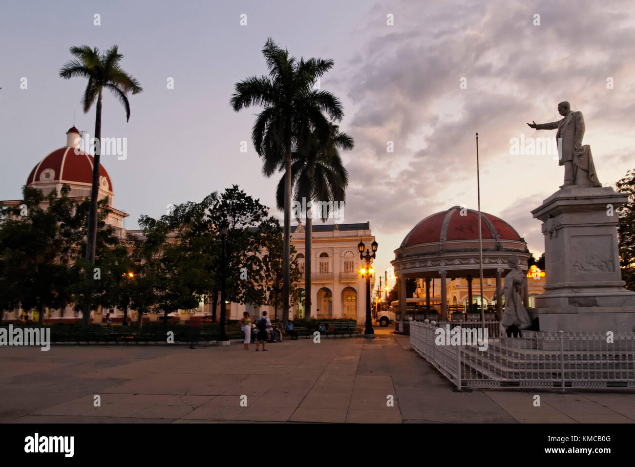 Plaza Marti in Cienfiegos Cuba Foto Stock