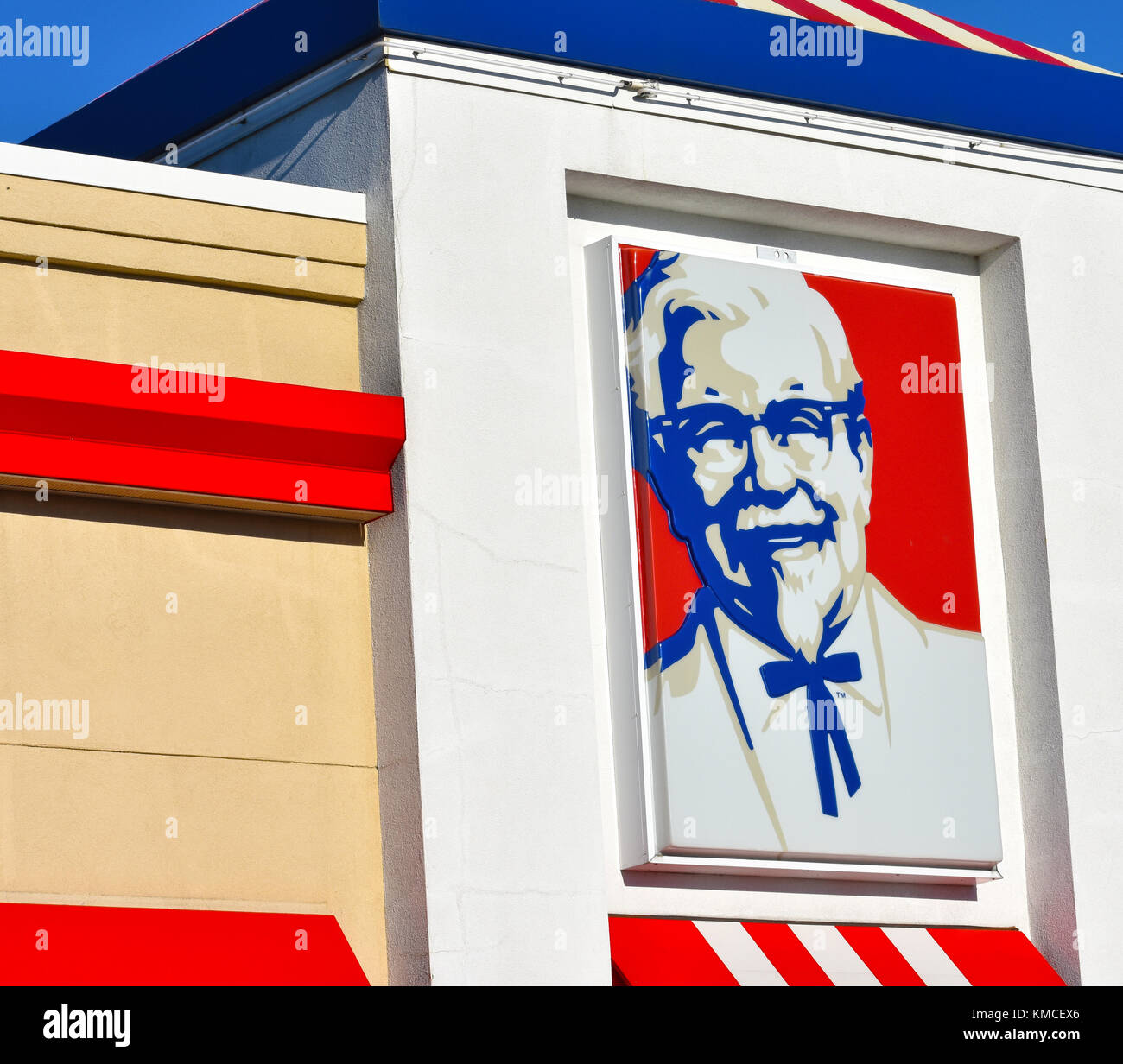 Kentrucky Fried Chicken fast food ristorante a Bellingham, Washington. Foto Stock