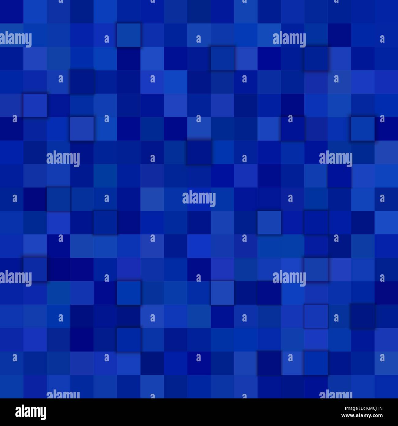 Blue square mosaico sullo sfondo - illustrazione vettoriale Illustrazione Vettoriale