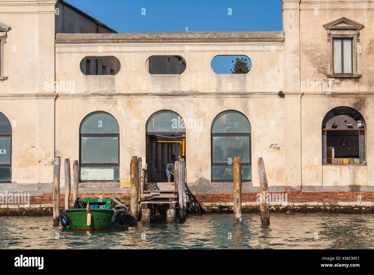 Venezia città d'Italia. Vista sull'isola di Murano. paesaggio veneziano. Foto Stock