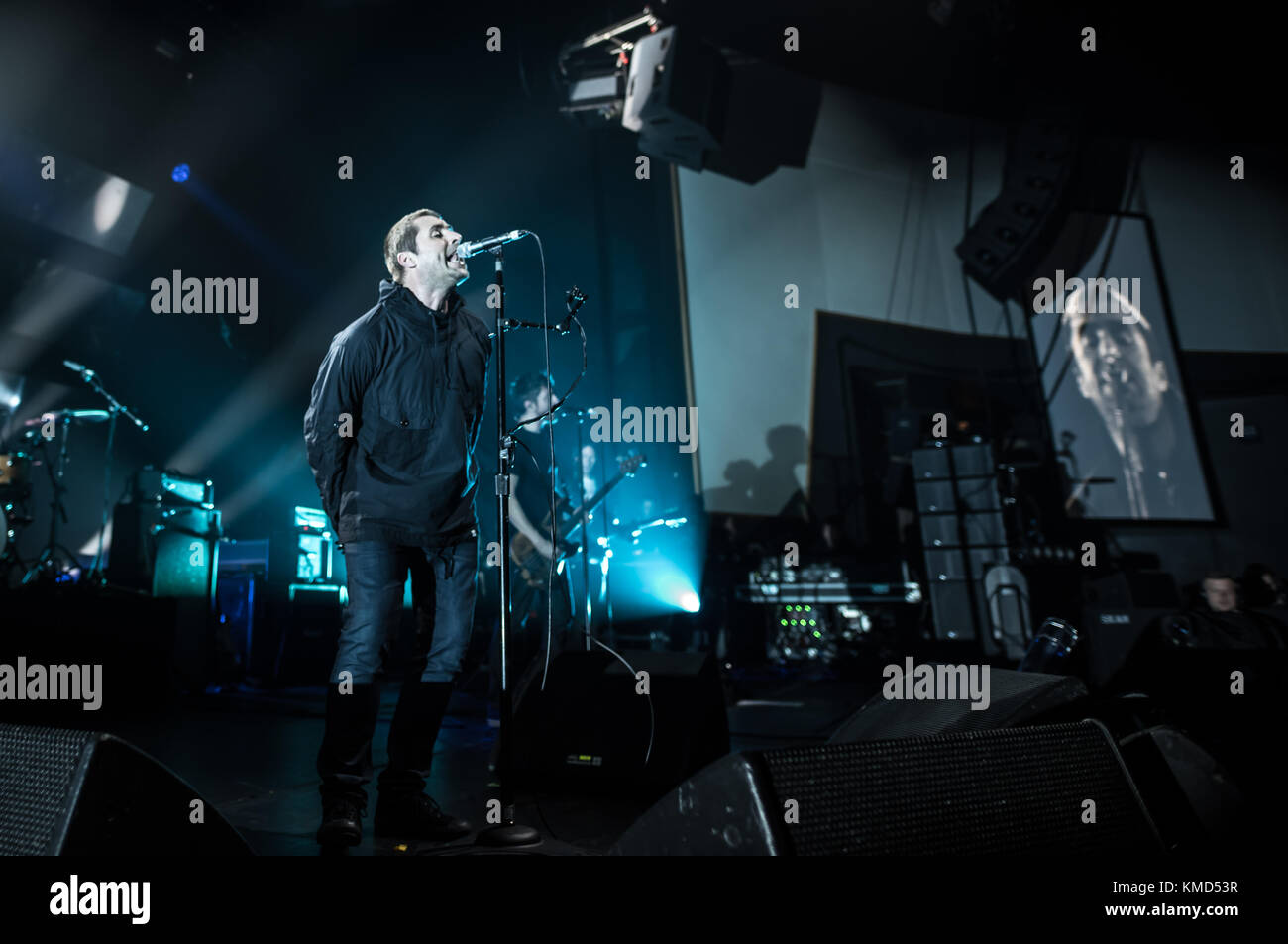 Plymouth, Regno Unito. 6 dicembre, 2017. Liam Gallagher eseguendo a Plymouth pavilions sul suo come lei sono stati tour. Credito: Steve lewington/ alamy live news Foto Stock