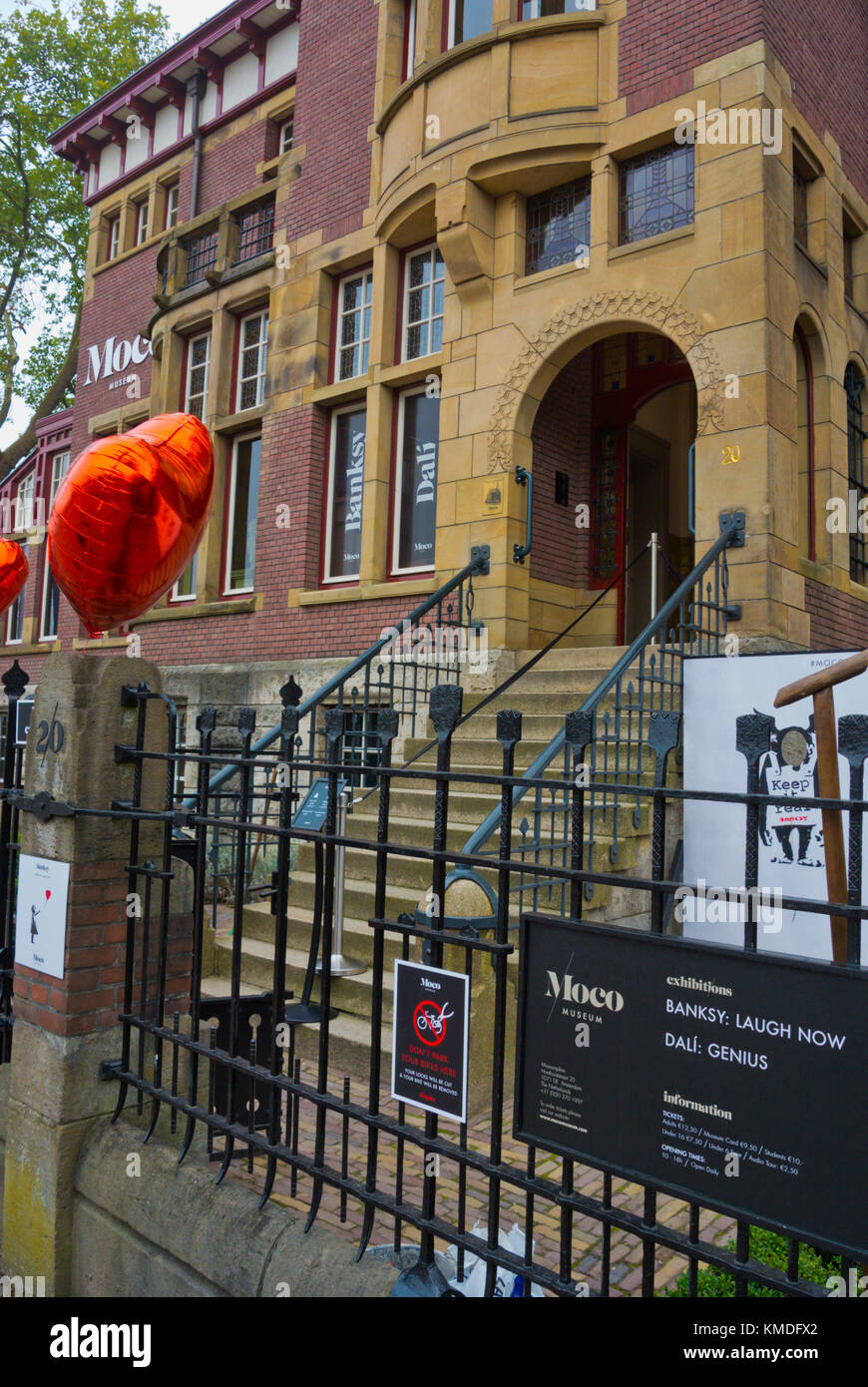 Museo Moco, Museumplein Amsterdam, Paesi Bassi Foto Stock