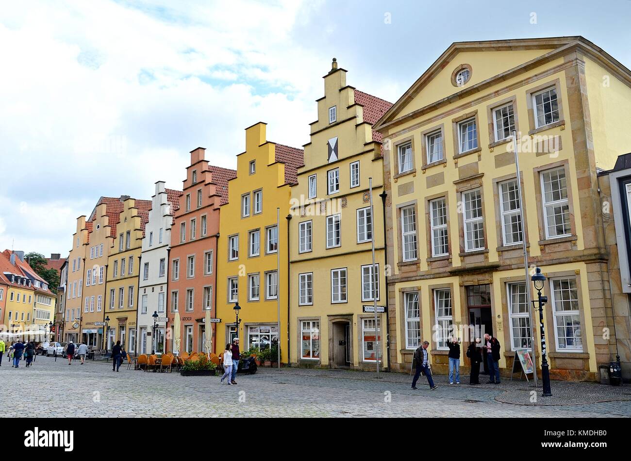 Città vecchia di Osnabrück (Bassa Sassonia, Germania) Foto Stock