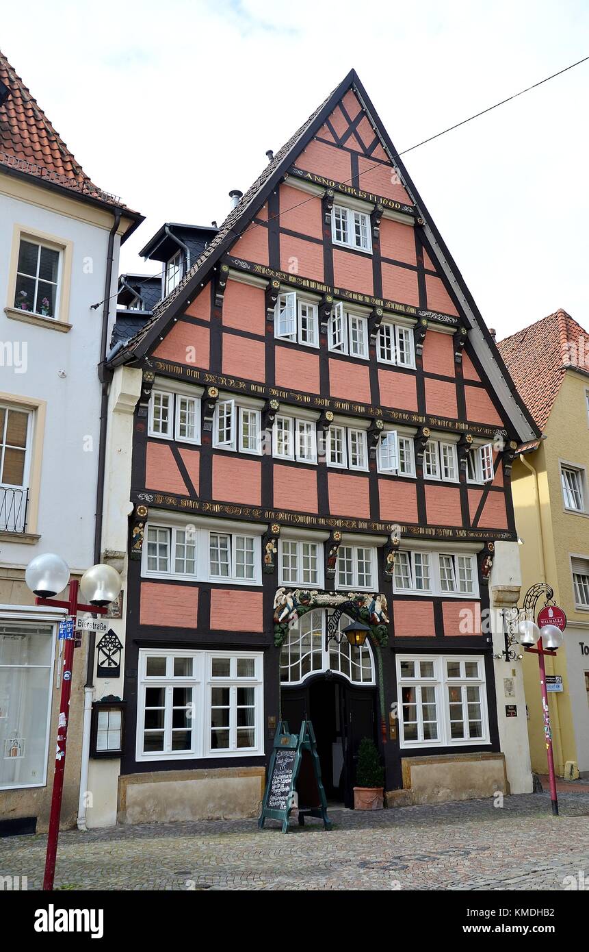 Città vecchia di Osnabrück (Bassa Sassonia, Germania) Foto Stock