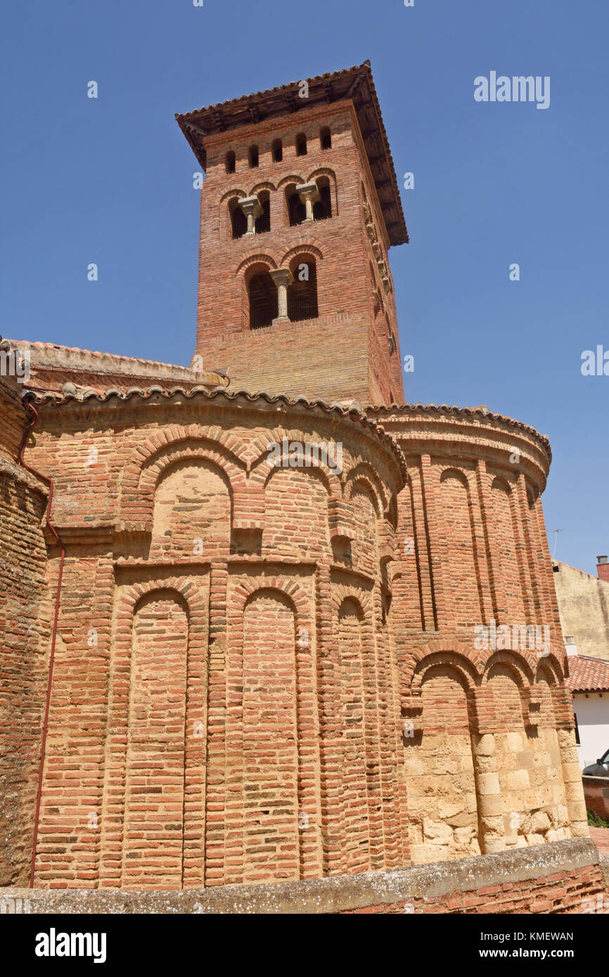 Chiesa di San Tirso Sahagun, Via di San Giacomo, Leon, Spagna Foto Stock