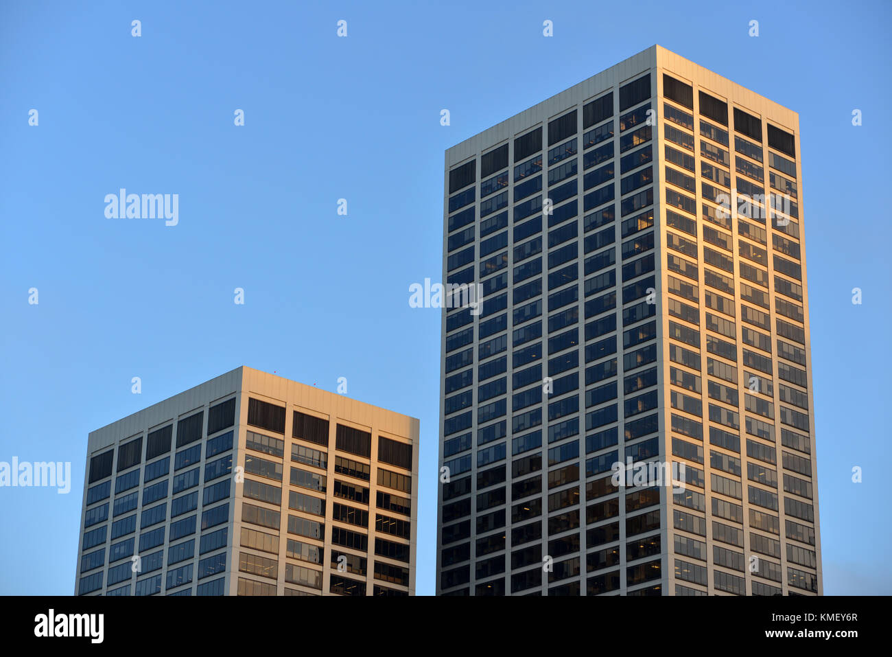 Grattacieli nel quartiere degli affari di San Francisco Foto Stock