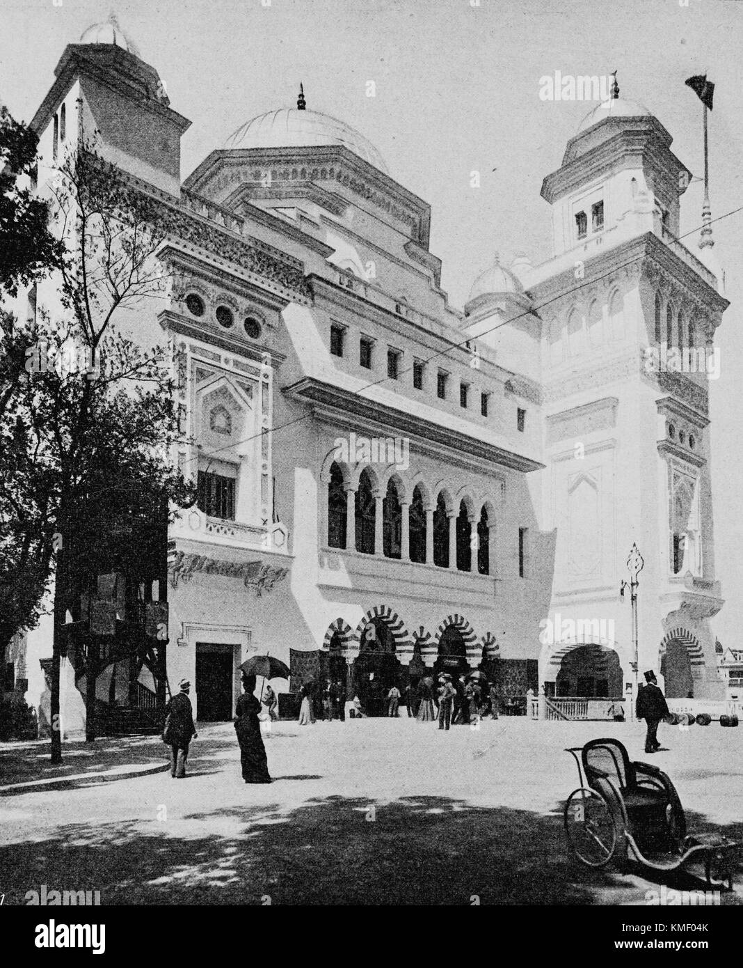 Padiglione turco al Quai d'Orsay, esposizione universale 1900 a Parigi, immagine dal quotidiano francese l'Illustration, 11 agosto 1900 Foto Stock