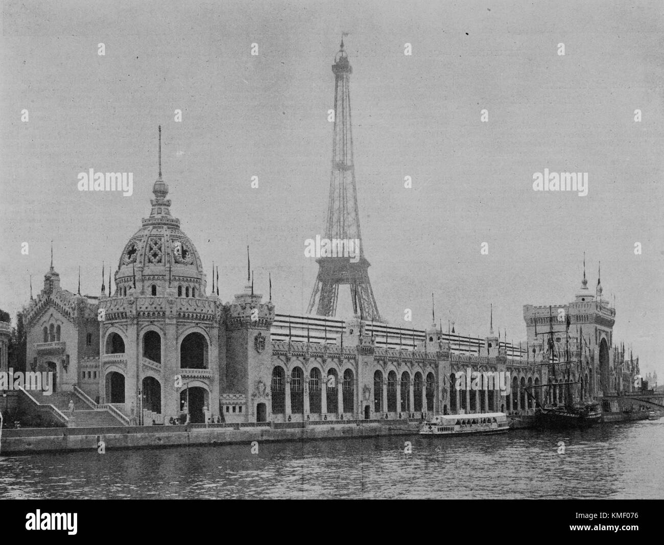 Palazzo dell'Armata, della Marina e dell'igiene, esposizione universale 1900 a Parigi, immagine dal quotidiano settimanale francese l'Illustration, 7 luglio 1900 Foto Stock