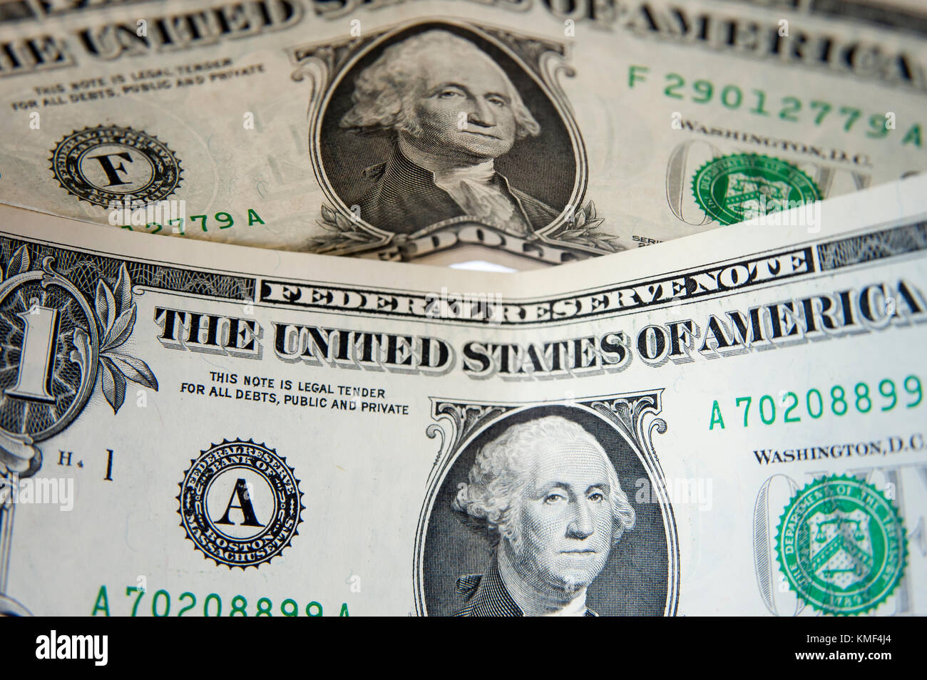 Gli Stati Uniti uno-dollaro ($1) con George Washington © Wojciech Strozyk / Alamy Stock Photo Foto Stock