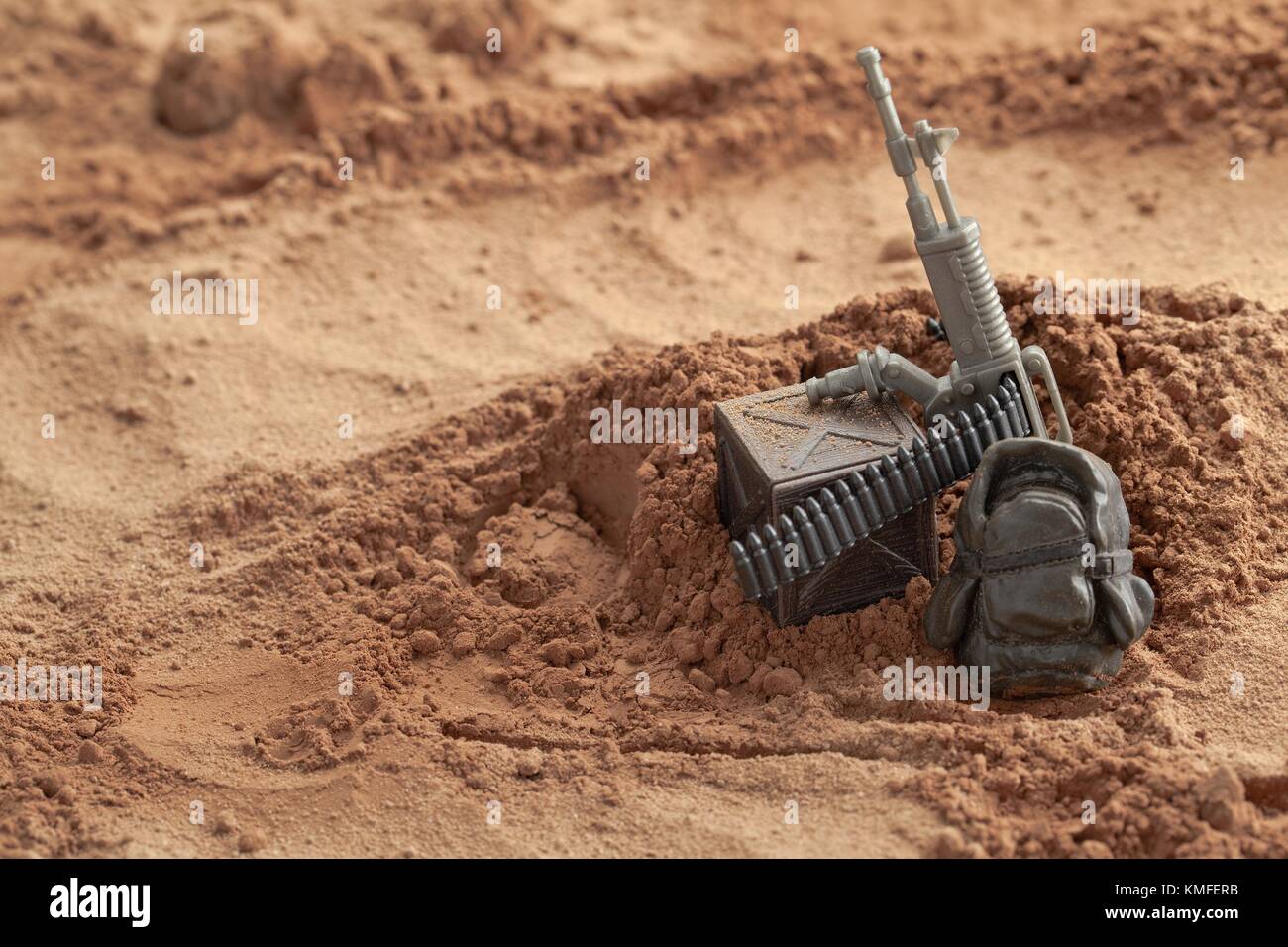 Militare armi giocattolo Foto Stock
