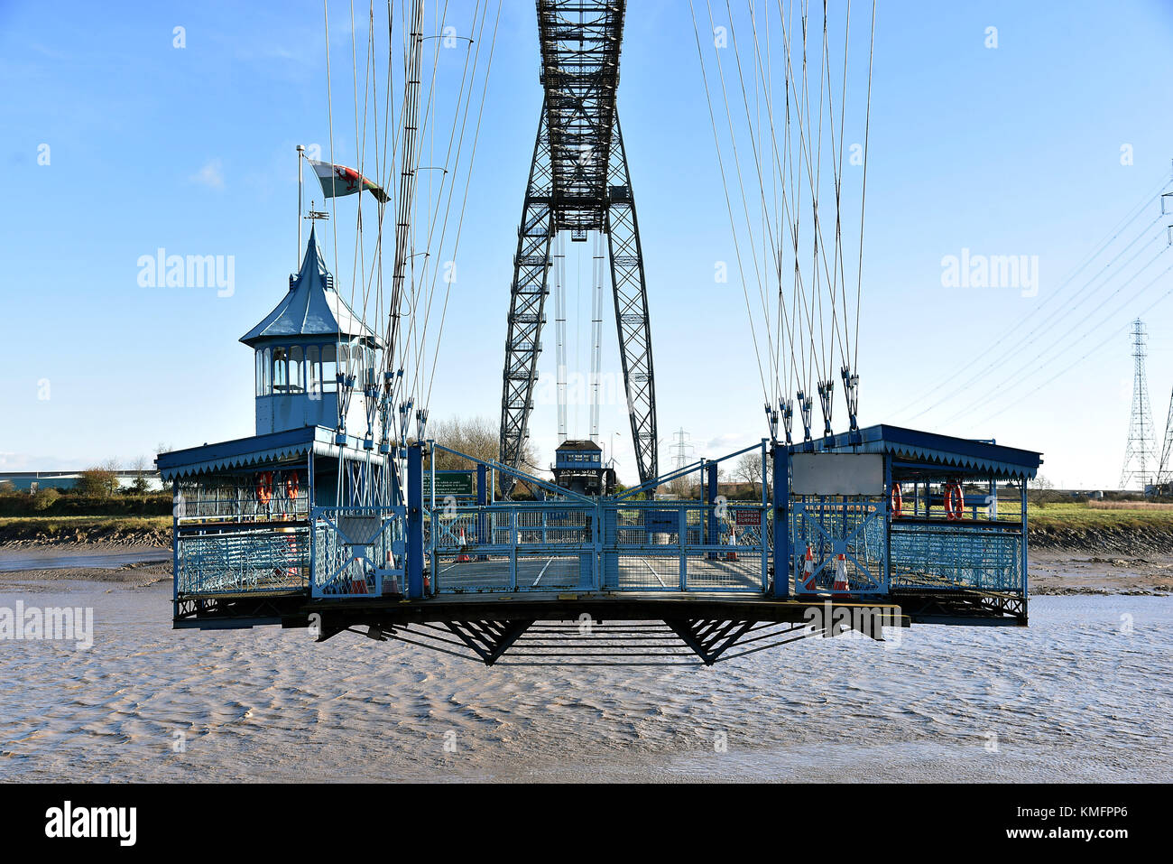 Newport Bridge di trasporto Foto Stock