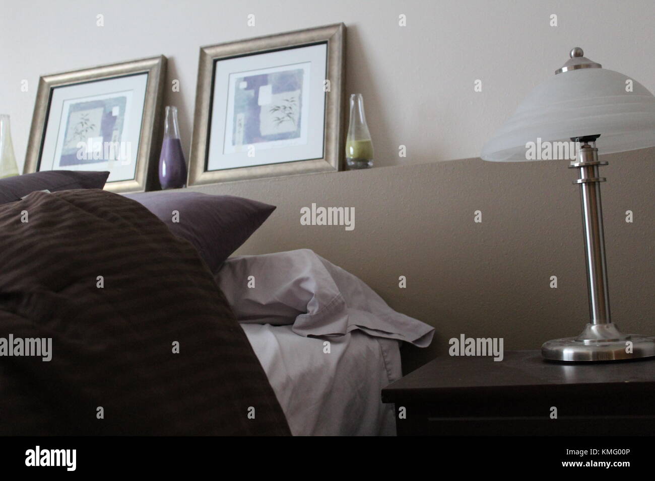 Camera da letto scena Foto Stock