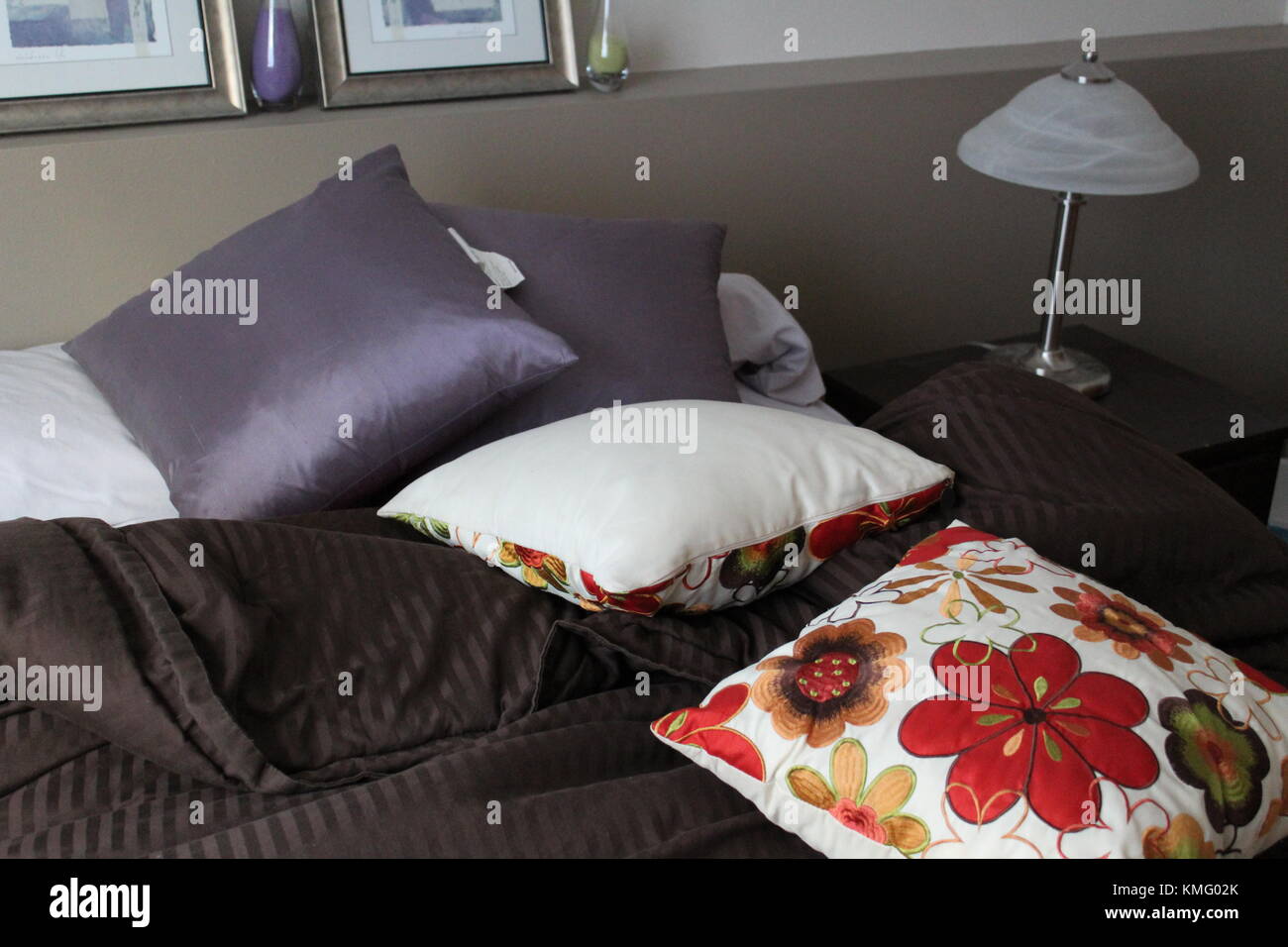 Camera da letto scena Foto Stock