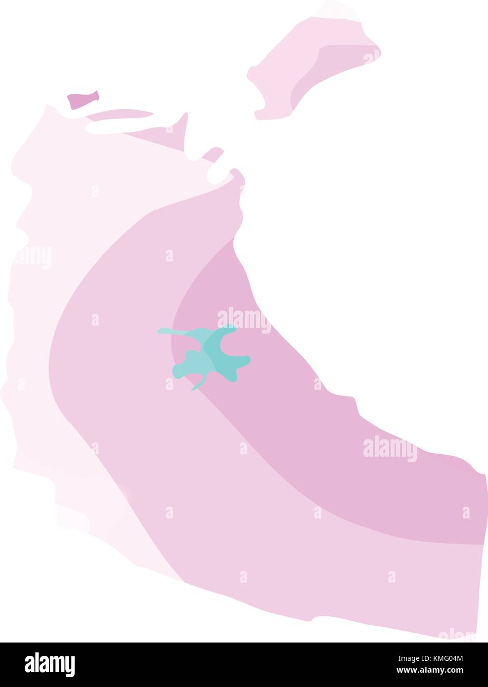 Mappa politica dei territori del nordovest Immagine e Vettoriale Alamy