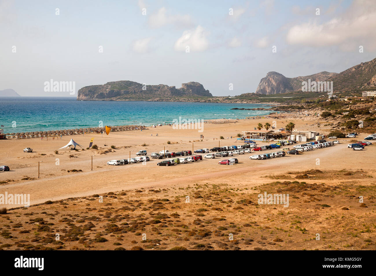 Falasarna beach, Creta, Grecia, Europa Foto Stock