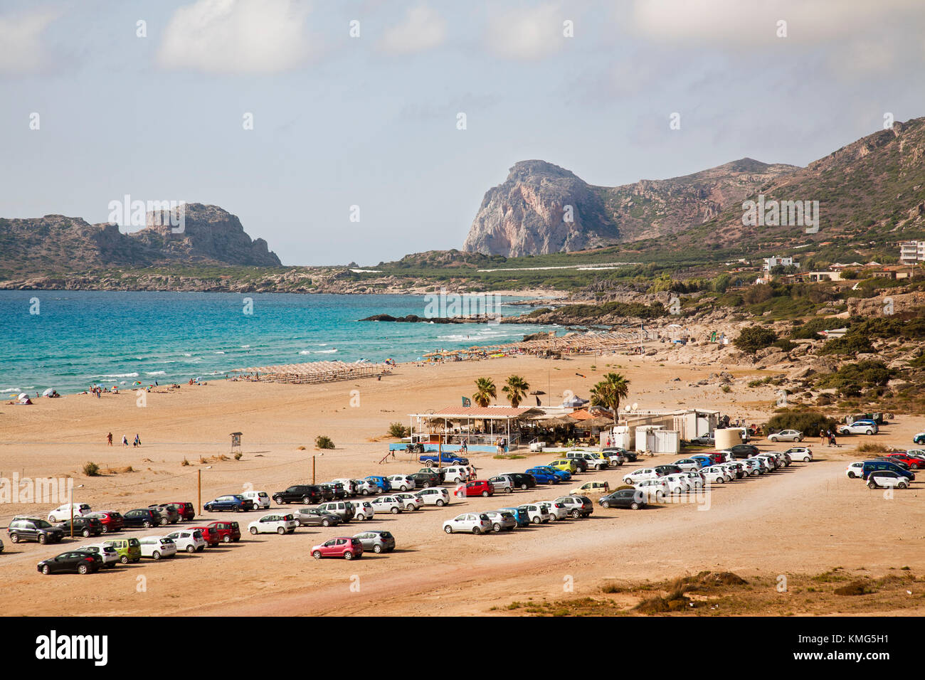 Falasarna beach, Creta, Grecia, Europa Foto Stock