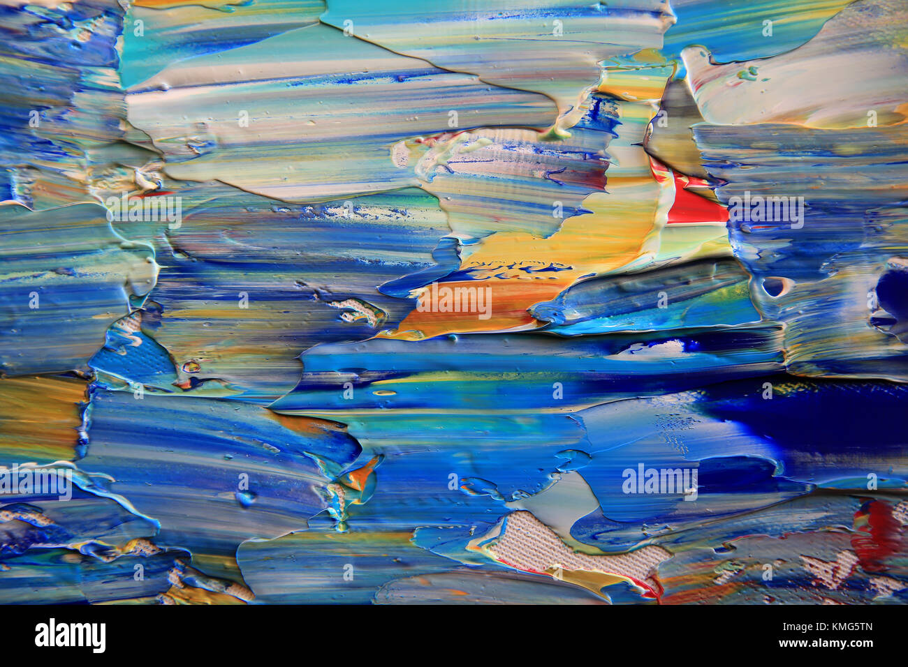 Arte astratta dipingere con colori acrilici Foto stock - Alamy