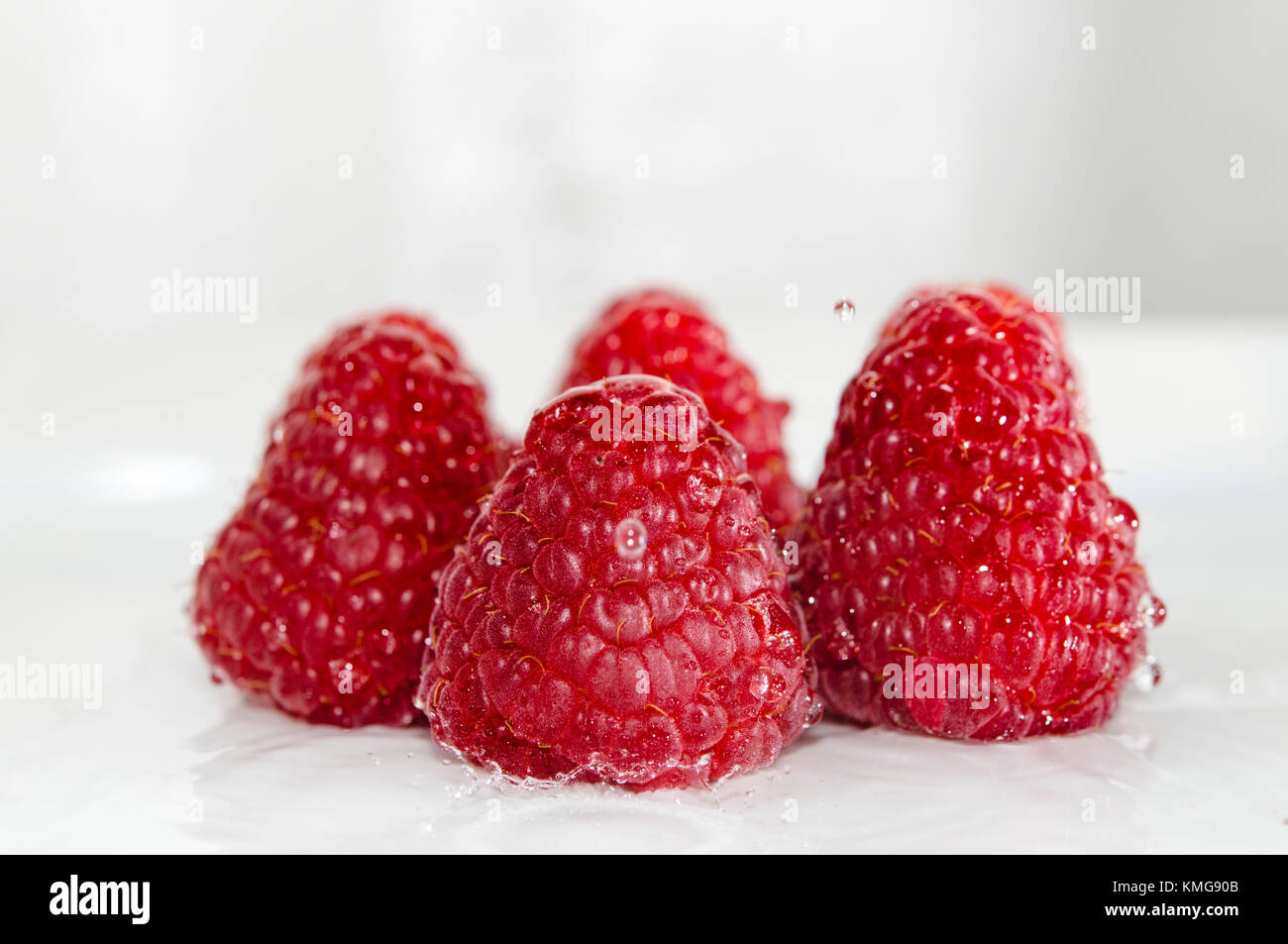 FRAMBOISES Foto Stock