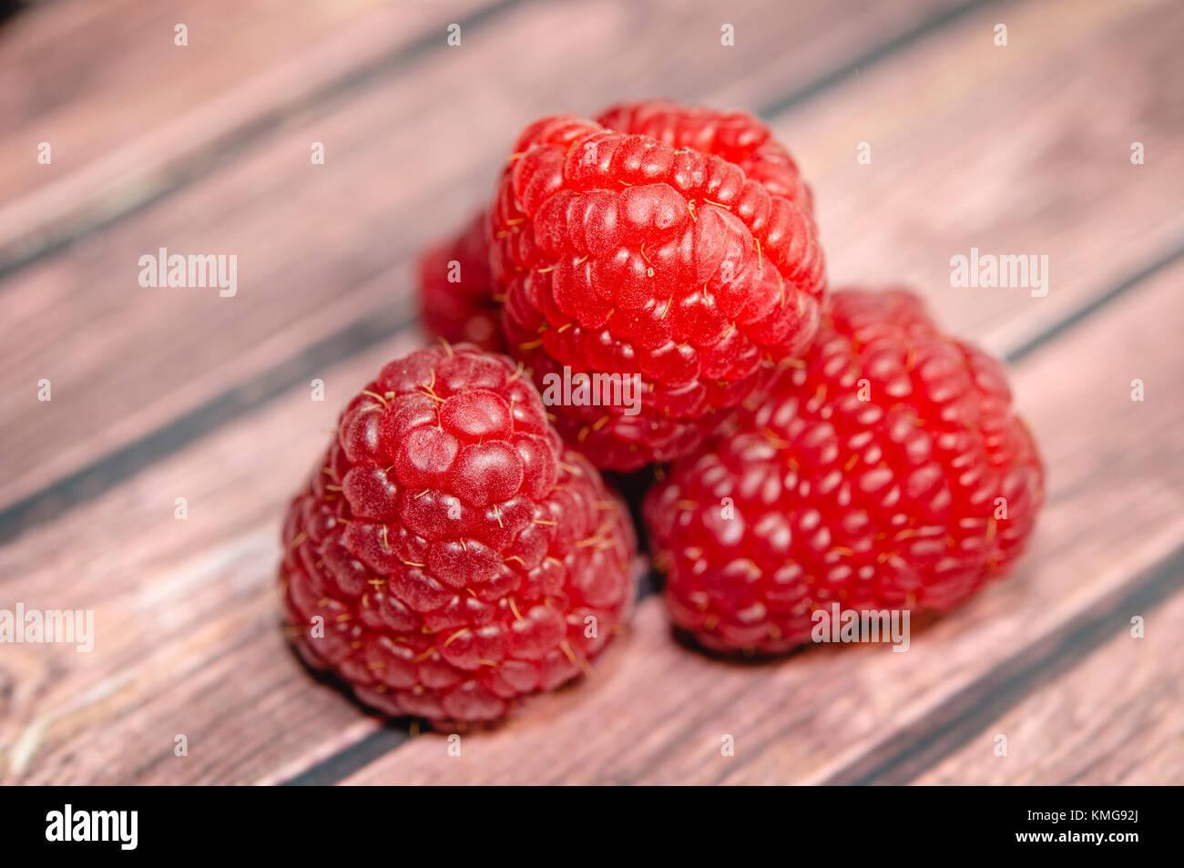 FRAMBOISES Foto Stock