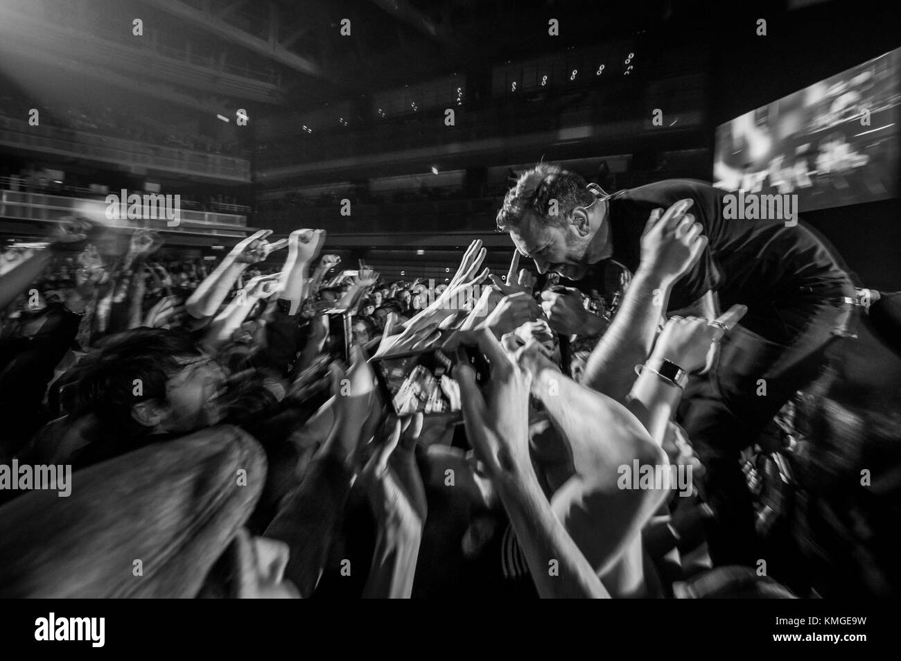 Las Vegas, Nevada, Stati Uniti. 6th dicembre 2017. Copertura ***HOUSE*** Rise Against Perform at X107.5 Holiday Havoc Concert at Hard Rock Hotel & Casino a Las vegas, NV, il 6 dicembre 2017. Credit: Erik Kabik Photography/Media Punch/Alamy Live News Foto Stock