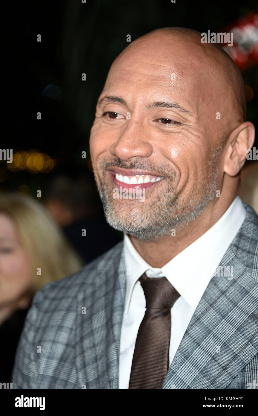 Berlino, Germania. 06 Dic, 2017. Dwayne Johnson assiste il 'jumanji: welcome to the Jungle' premiere al Sale del Cinestar di Sony Center il 6 dicembre 2017 a Berlino, Germania. Credito: geisler-fotopress/alamy live news Foto Stock