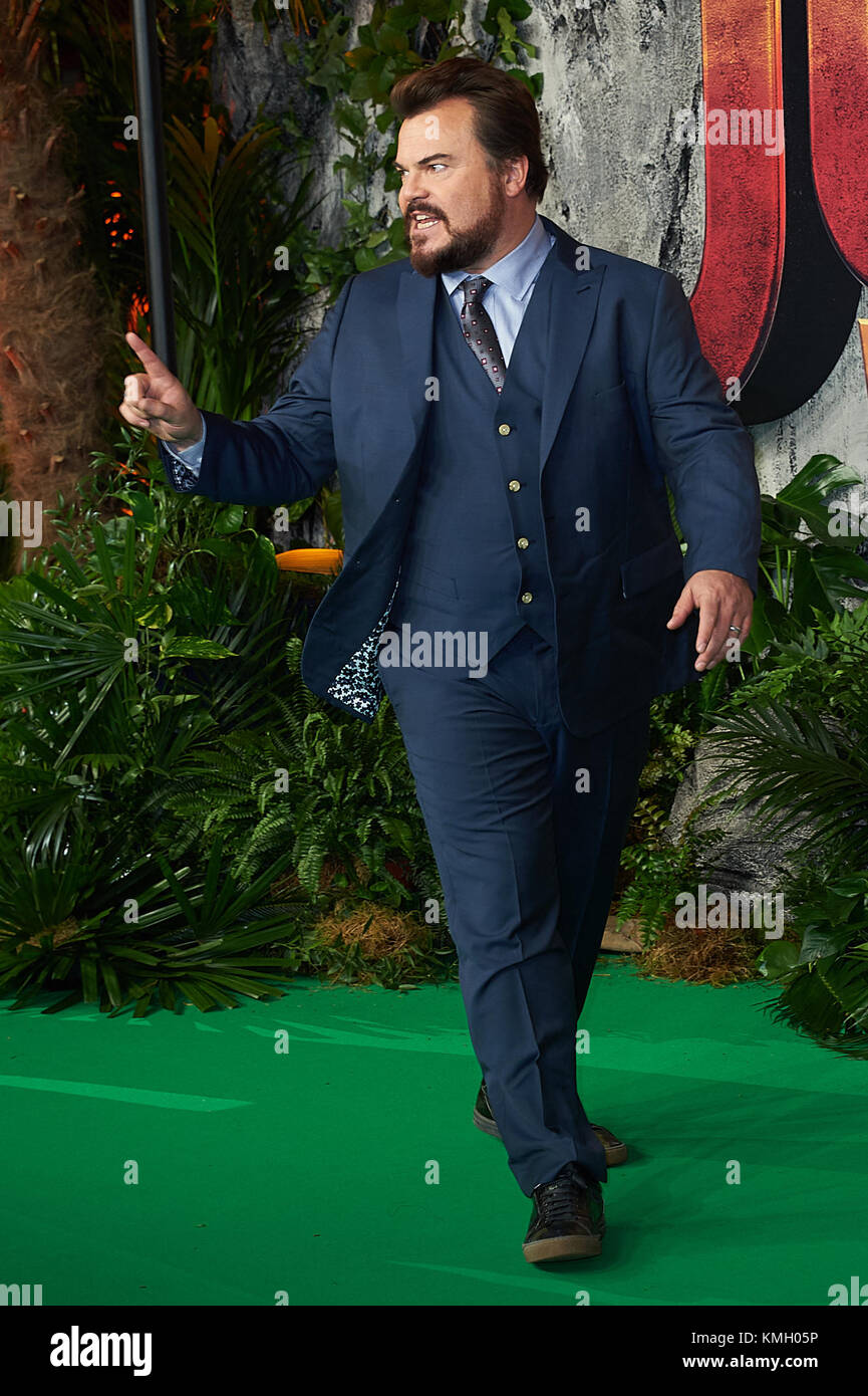 Londra, Regno Unito. 07Th dec, 2017. Londra 7 dicembre 2017 cast arrivano sul tappeto rosso per la jumanji: welcome to the Jungle uk premiere. Credito: Alan d ovest/alamy live news Foto Stock