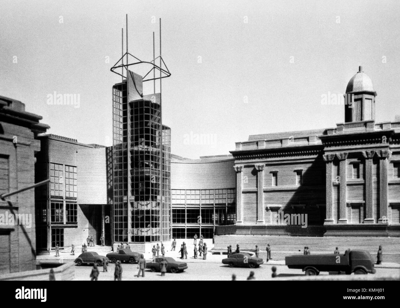 Il piano di estensione per la National Gallery di Londra, progettato dall'architetto Pietro Ahrends. *PNR Foto Stock